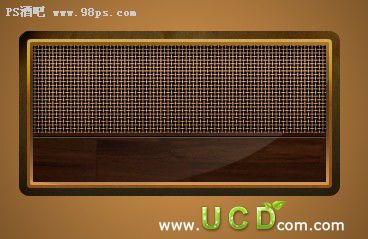 ps 打造的一款精致的古典风格收音机