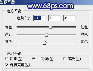 Photoshop 室内手机照片柔美的淡蓝色