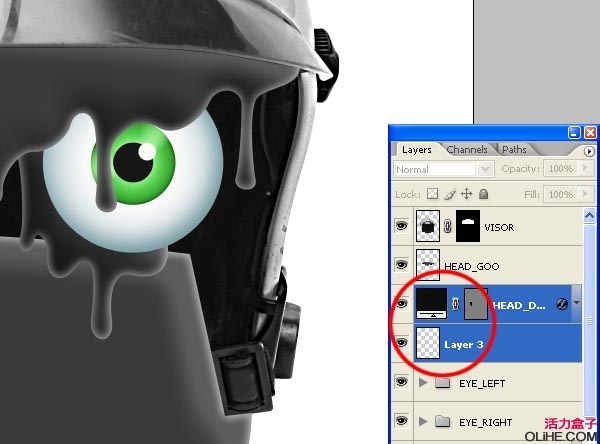12 Photoshop 打造宇航头盔怀旧插画效果