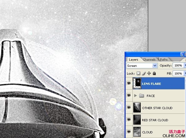 21 Photoshop 打造宇航头盔怀旧插画效果