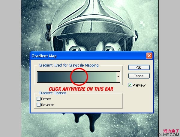 24 Photoshop 打造宇航头盔怀旧插画效果