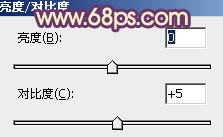 Photoshop将绿色调成橙紫色外景人物照片