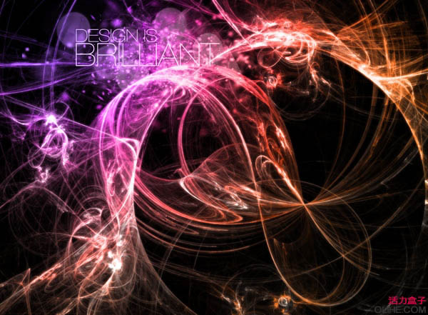photoshop 打造超炫的艺术光束海报