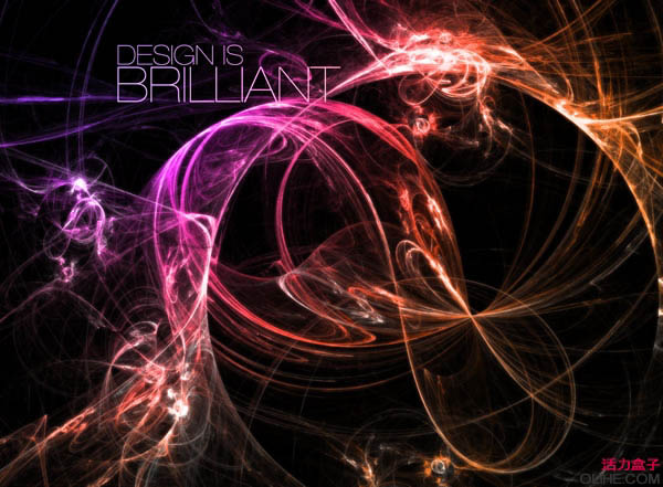 photoshop 打造超炫的艺术光束海报