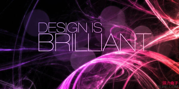 photoshop 打造超炫的艺术光束海报