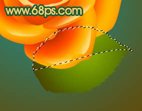 Photoshop制作逼真的卡通黄玫瑰