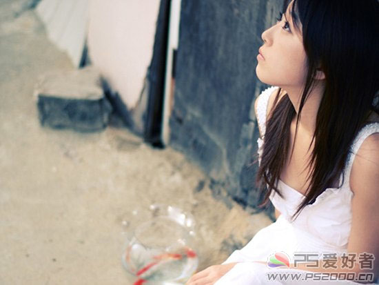 Photoshop快速给美女照片加上梦幻效果