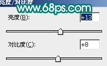 Photoshop调出外景婚片柔美红润的青黄色