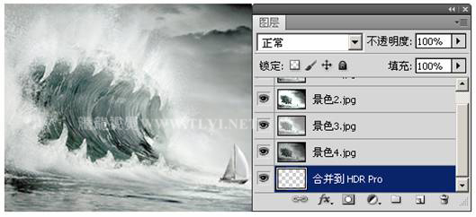 Photoshop CS5下合并到HDR Pro命令