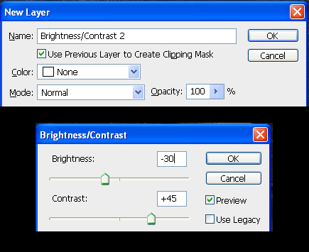 Photoshop实现的高亮光照效果的小男孩