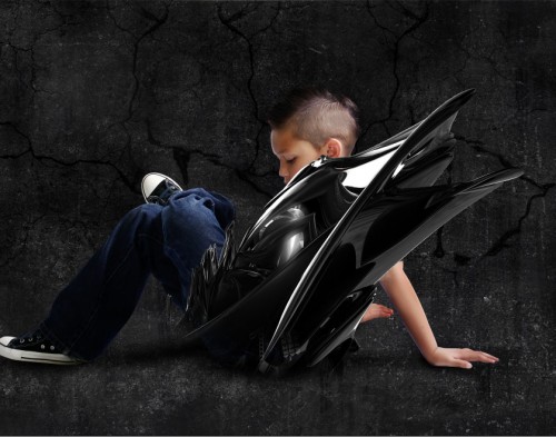 image-14 Photoshop实现的高亮光照效果的小男孩