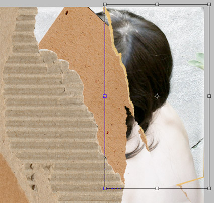 Photoshop合成撕裂的照片效果教程