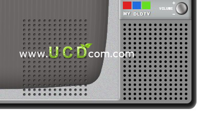 Photoshop 鼠标绘制逼真的黑白电视机