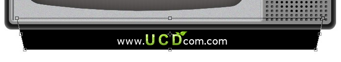 Photoshop 鼠标绘制逼真的黑白电视机