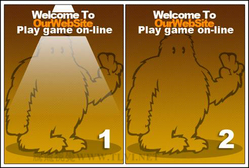 photoshop 制作找不同小游戏中链接部分的动画