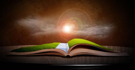 photoshop合成魔法书页中孩子们嬉戏的场景