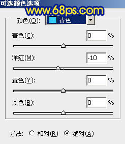 Photoshop打造冷暖对比的蓝黄色森林照片