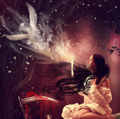 Photoshop合成经典作品救赎