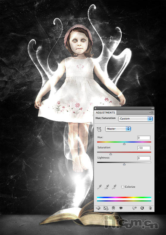 photoshop超强合成恐怖小女孩电影宣传海报