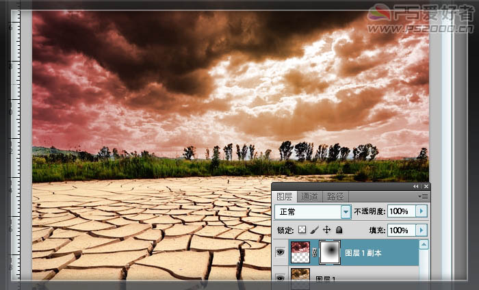 photoshop 合成非常有震撼力的保护自然海报