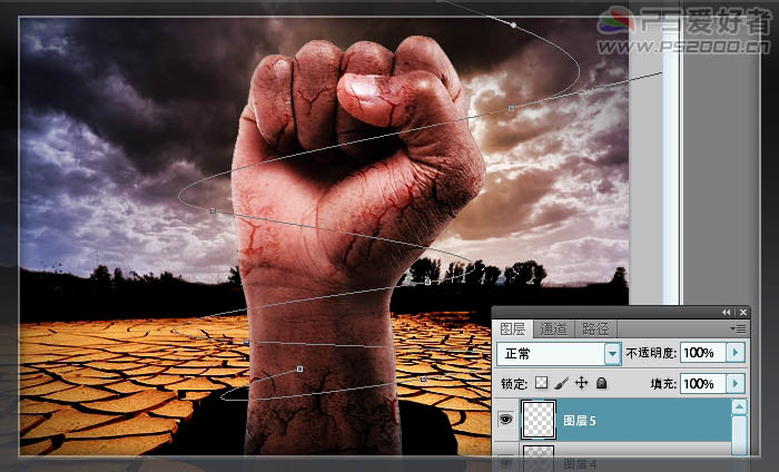 photoshop 合成非常有震撼力的保护自然海报