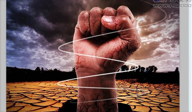 photoshop 合成非常有震撼力的保护自然海报