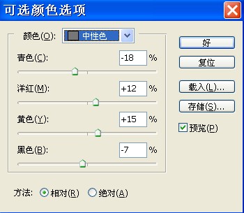 Photoshop调出外景人物青褐色非主流色调