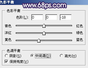 Photoshop调出外景美女照片淡淡的红紫色