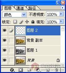 Photoshop将风景照片处理成水彩诗意画