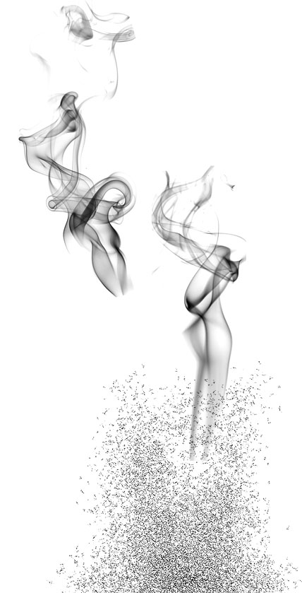 ps下利用自定义画笔给人物照片加上漂亮的装饰背景