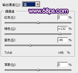 Photoshop制作梦幻的蓝色近焦女孩图片