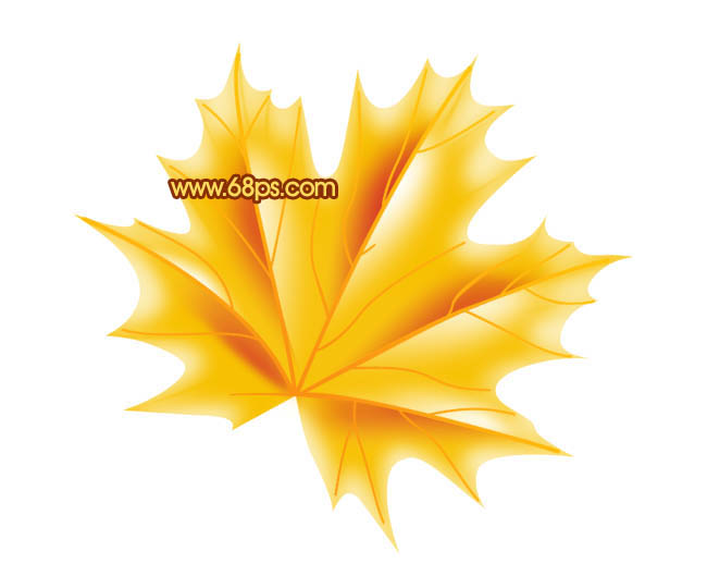 Photoshop����һƬ��ɫ��ˮ����Ҷ