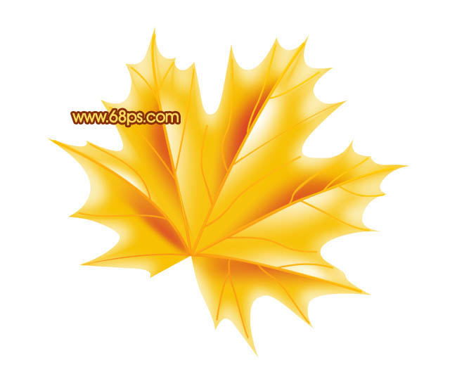 Photoshop����һƬ��ɫ��ˮ����Ҷ