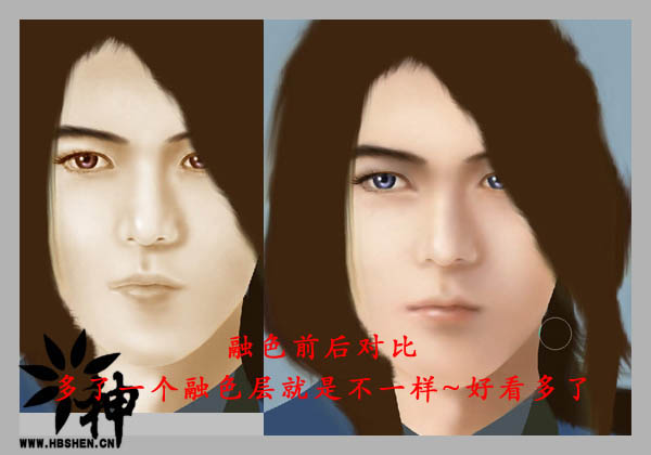 Photoshop将人物照片转成完美的古典鼠绘帅哥