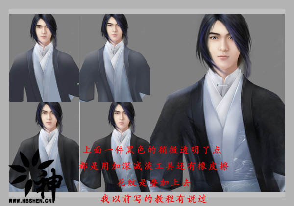 Photoshop将人物照片转成完美的古典鼠绘帅哥