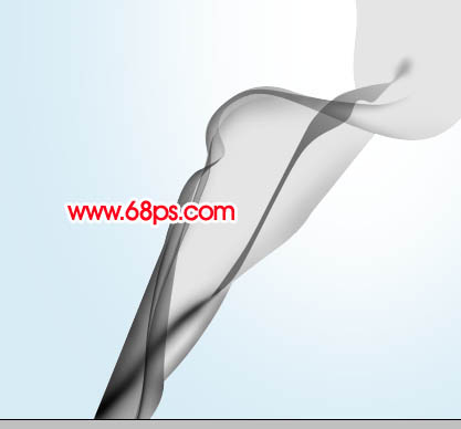 Photoshop制作非常飘逸的彩色烟雾