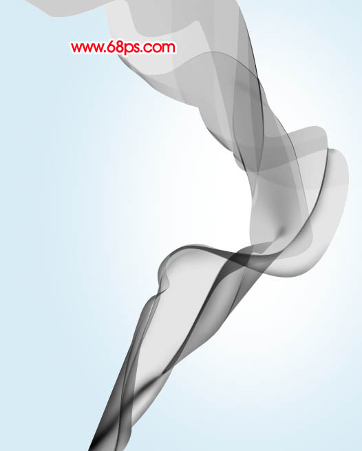 Photoshop制作非常飘逸的彩色烟雾