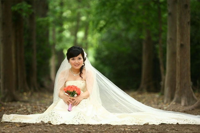 Photoshop图片处理教程之打造超梦幻的紫色婚片