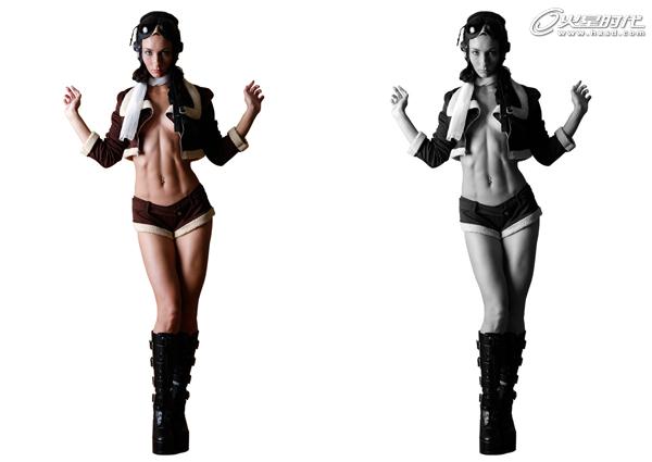 photoshop合成潮流风格真人艺术插画