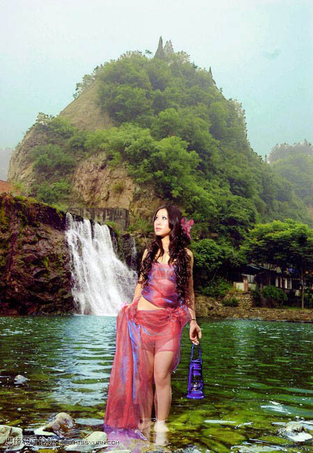 Photoshop为偏暗的外景人物照片润色的方法