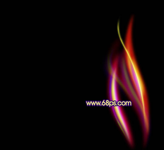 Photoshop打造非常绚丽的潮流曲线光束