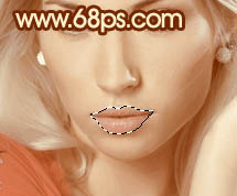 Photoshop将人物图片调成高雅纯美的淡红色