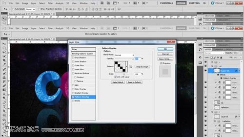 Photoshop 制作绚丽多彩的3D艺术字