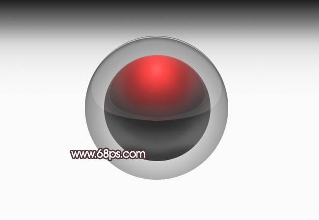 Photoshop打造逼真的红色玻璃球
