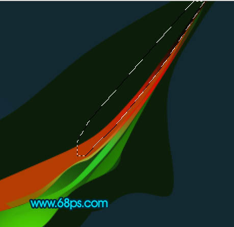 Photoshop打造漂亮的彩色抽象飘带