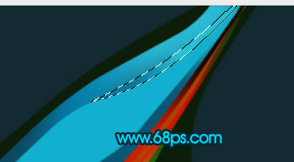 Photoshop打造漂亮的彩色抽象飘带