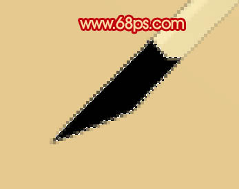 Photoshop打造简单的红色羽毛笔