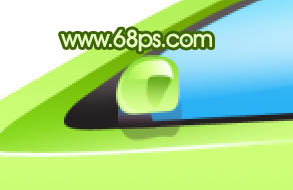 Photoshop制作一辆非常可爱的绿色小汽车