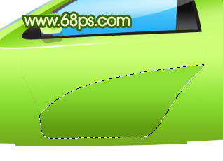 Photoshop制作一辆非常可爱的绿色小汽车