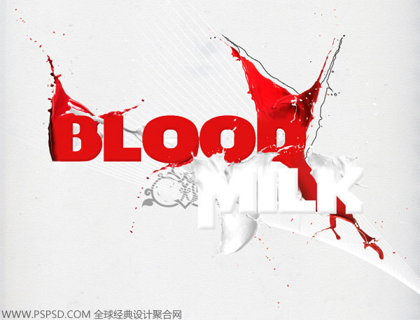 Photoshop打造超酷的红灰色潮流人物海报